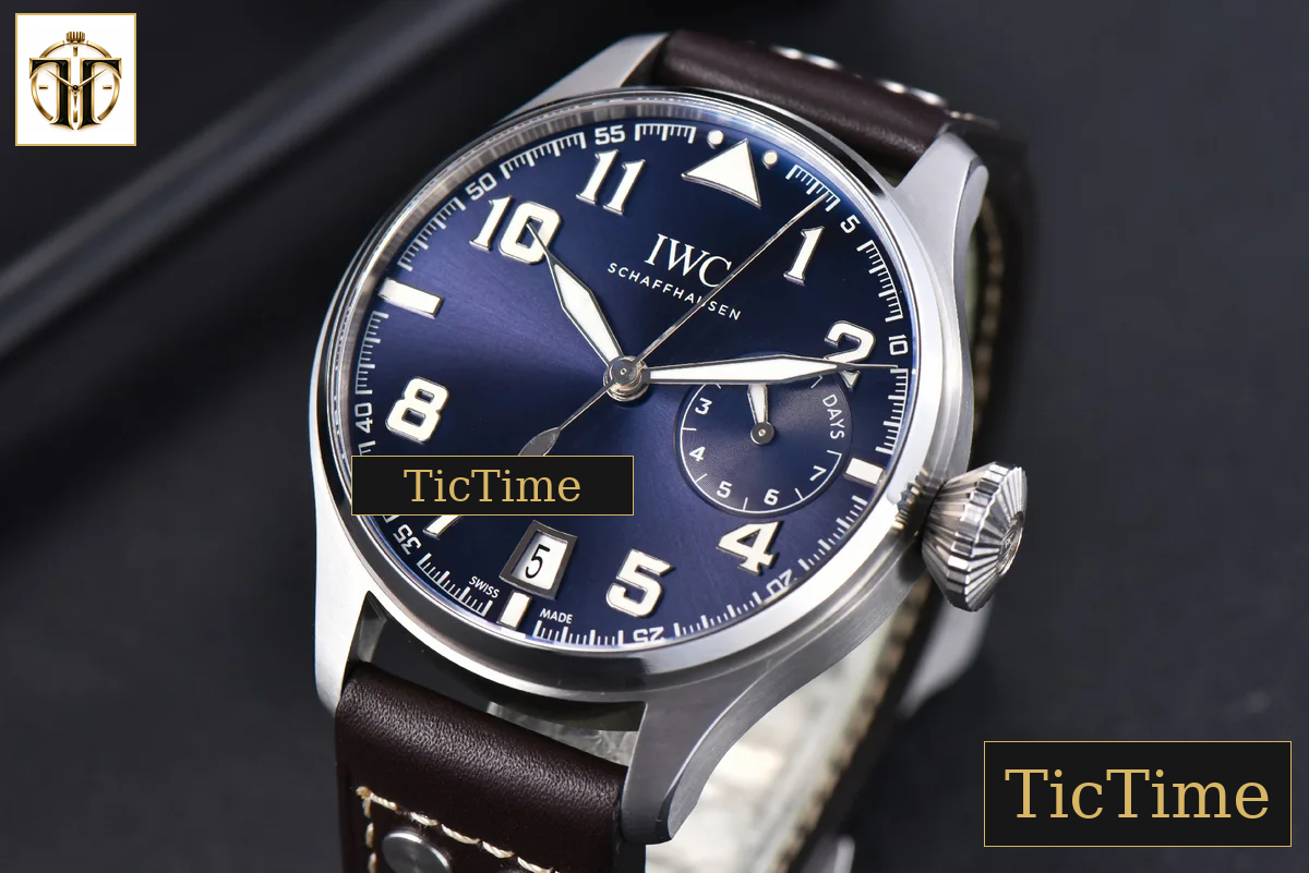 Big Pilot Rodeo Drive IW501002 46mm ZF Blue Dial Leather Strap V2 A51111 — foto 4