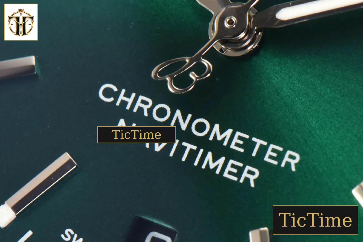 Navitimer 41mm TF Green Dial SS Bracelet 2824 — foto 6