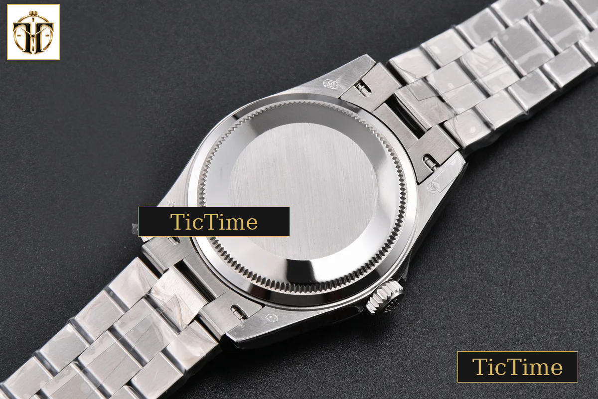 DateJust 904L 31mm GMF Diamond Bezel Red Dial Diamond Marker SS President Bracelet A2824 — foto 19
