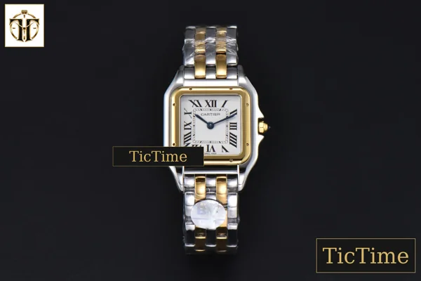Foto frontal — Panthère Secrete Ladies 27mm BVF SS/YG White Dial SS/YG Bracelet Ronda Quartz