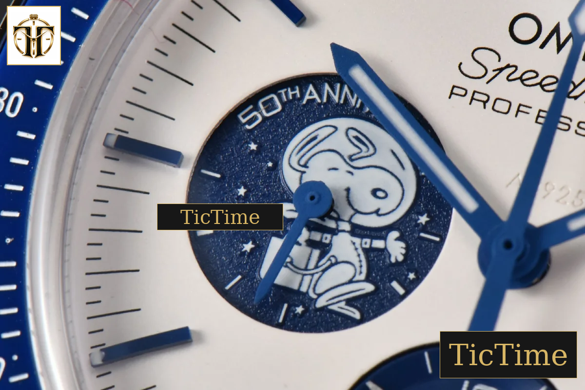 Speedmaster Professional ‘Snoopy’ 50th Anniversary Nylon Strap (Mod) 42mm GSF A7750 — foto 6