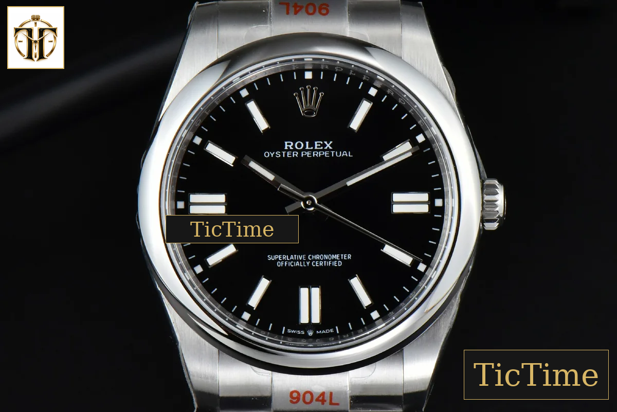 Oyster Perpetual 124300 41mm EWF Black Dial SS Bracelet A3230 — foto 2