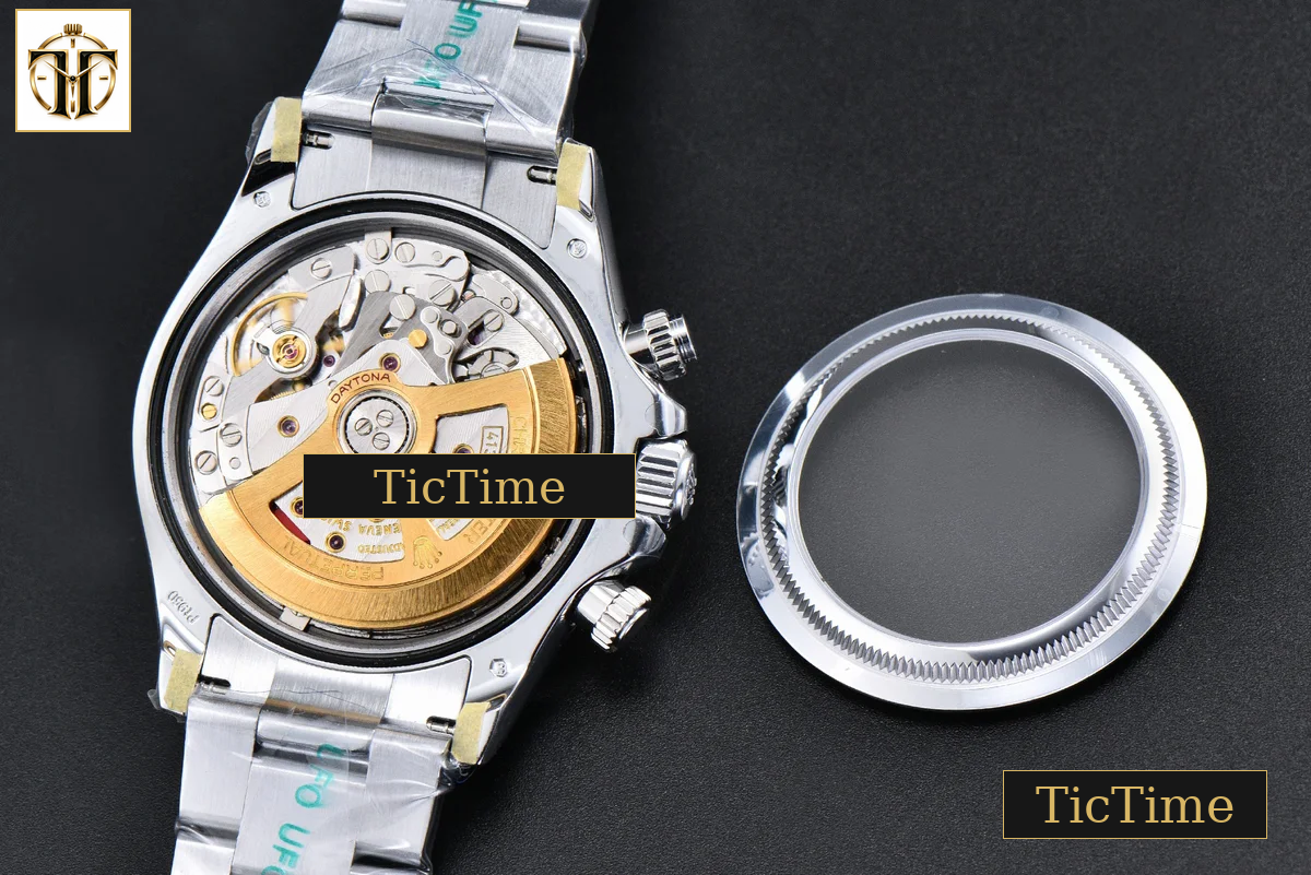 Daytona UFO 904L 126506 40mm UF Ice Blue Crystal Dial Diamond Markers SS Braclet (Free Sprung) UF4131 — foto 20