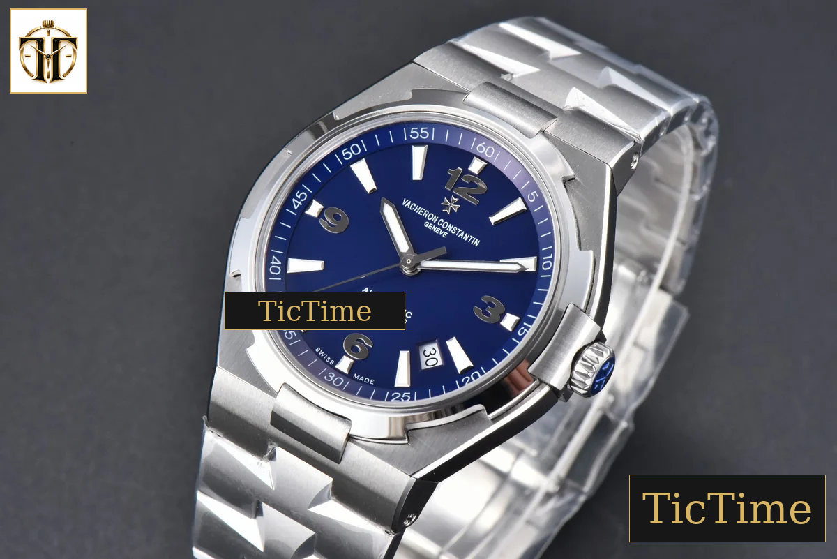 Overseas 47040 42mm PPF Blue Dial SS Bracelet A1226 — foto 5