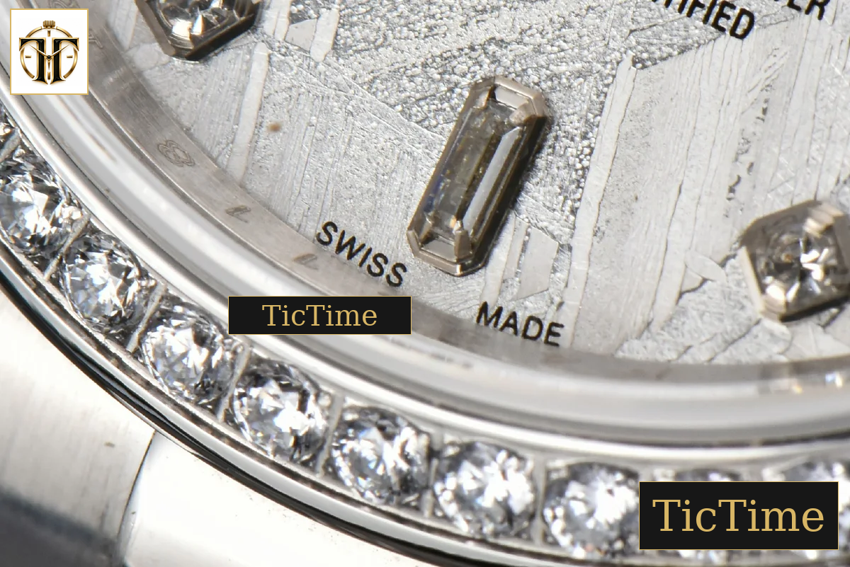Daydate 36mm GMF Diamond Meteorite Dial Diamond Marker SS Bracelet A3235 — foto 9