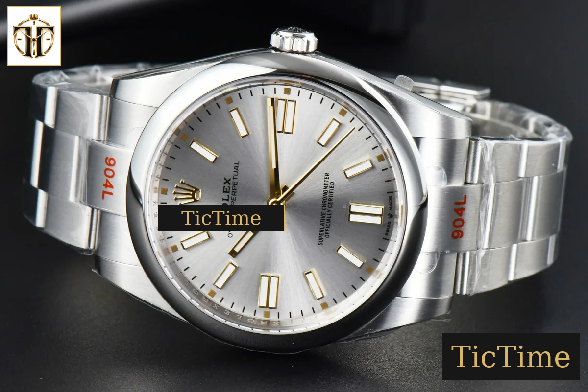 Oyster Perpetual 124300 41mm EWF Silver Dial SS Bracelet A3230 — foto 14