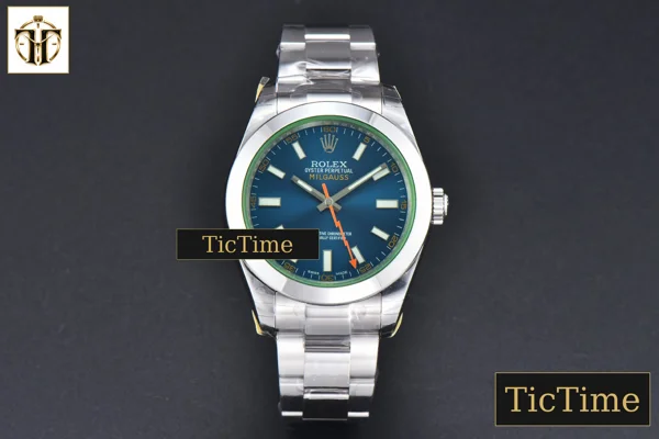 Foto frontal — Milgauss GV 904L 116400 40mm GSF Blue Dial Bracelet SA3131