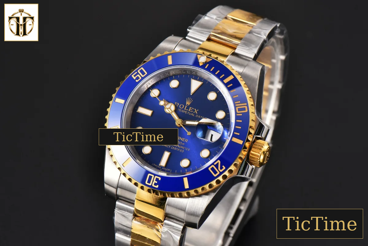 Submariner LB 904L 116613 King Factory YG/SS Blue Ceramic Blue Dial SS Bracelet VR3135 — foto 4