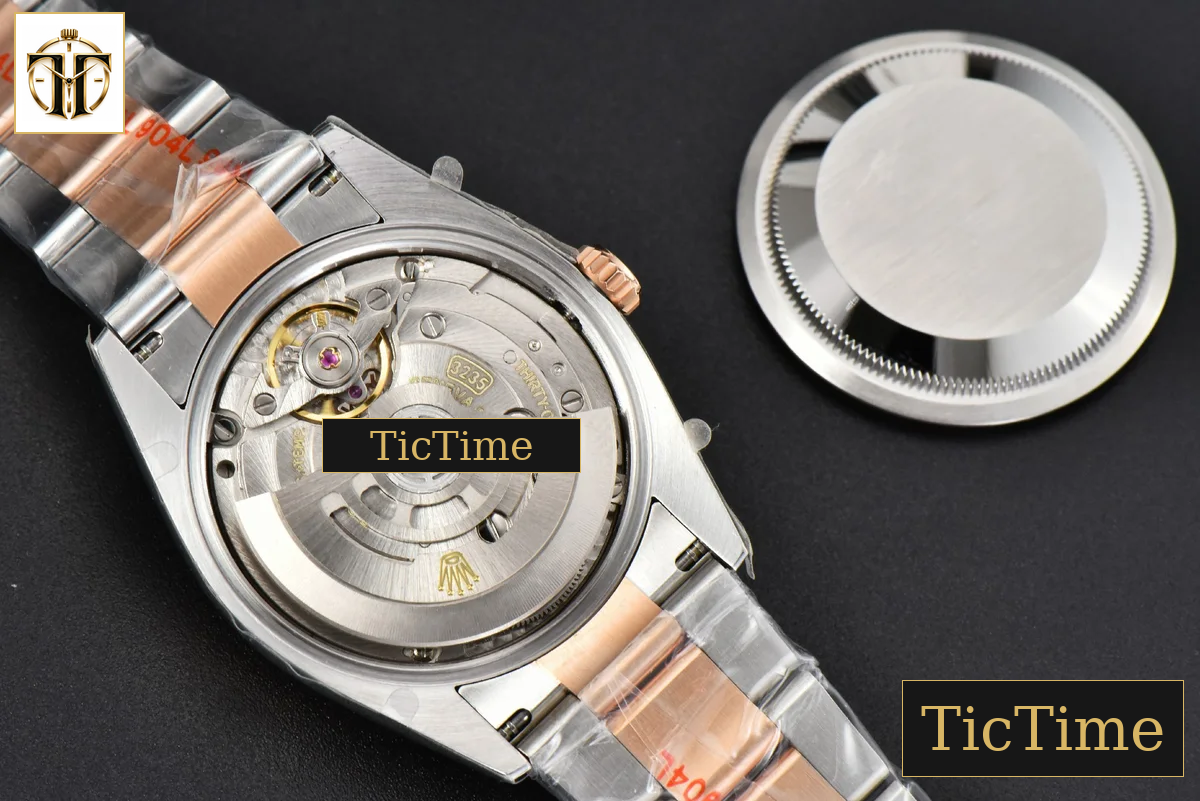 DateJust 36mm EWF RG/SS Silver Plam Dial Oyster Bracelet A3235 — foto 21