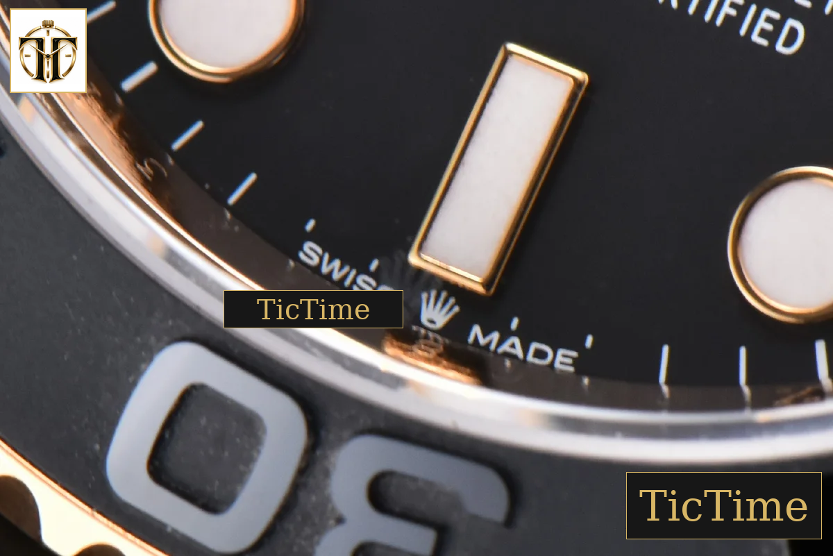 Yacht-Master 126622 40mm ARF RG Black Ceramic Bezel Oysterflex Strap VR3235 — foto 8
