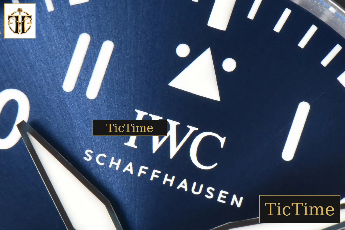 Pilot Mark XX IW328203 40mm ZF Blue Dial Dark Blue Leather Strap A32111 — foto 4