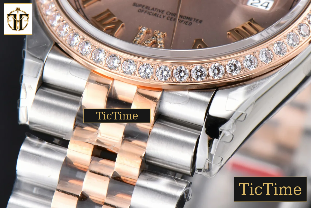 DateJust 126231 36mm VSF RG/SS Diamond RG Dial Diamond Roma Marker Jubilee Bracelet VS3235 — foto 12