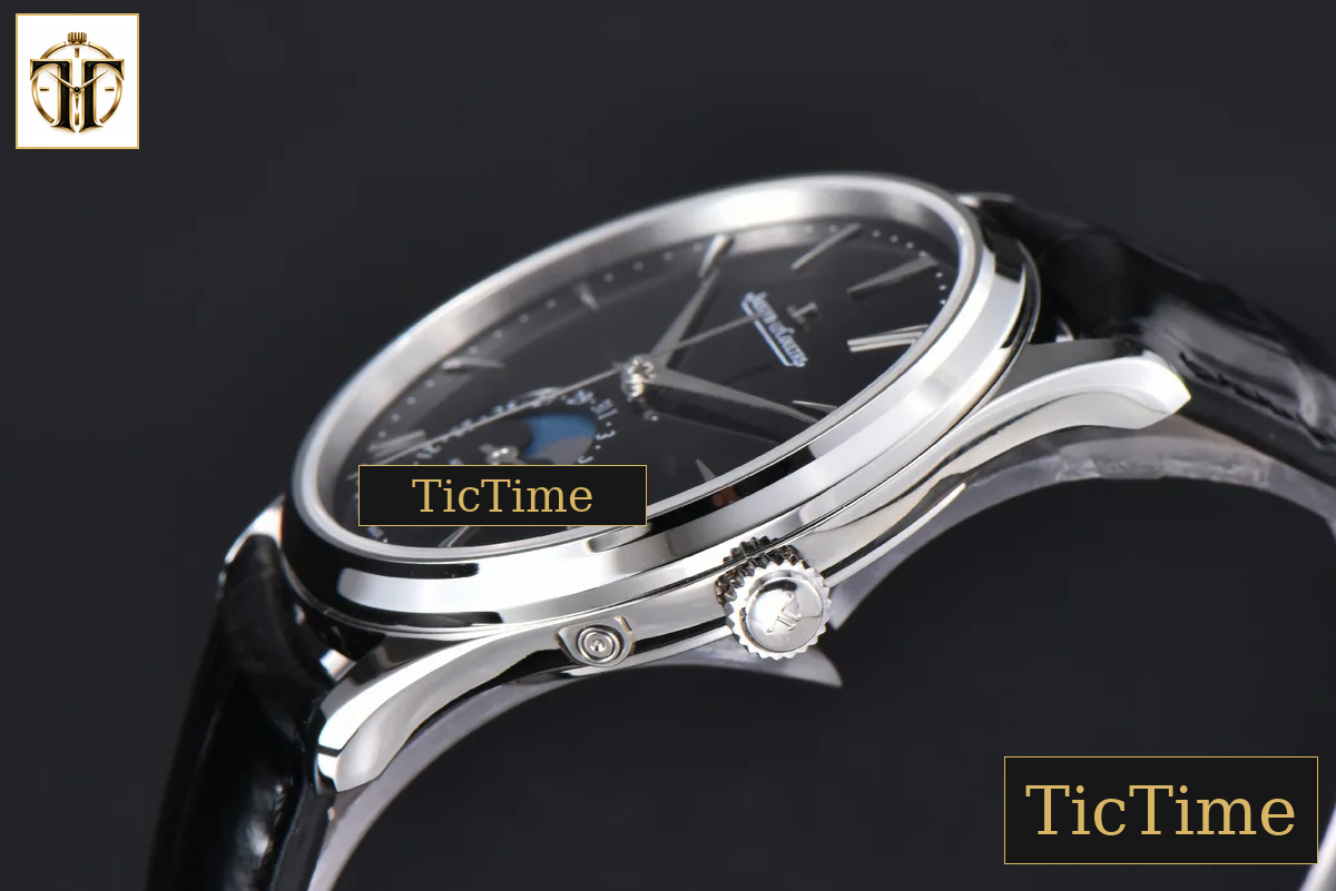 Master Ultra Thin Moonphase 1368420 39mm APSF Black Dial Leather Strap SA925 — foto 10