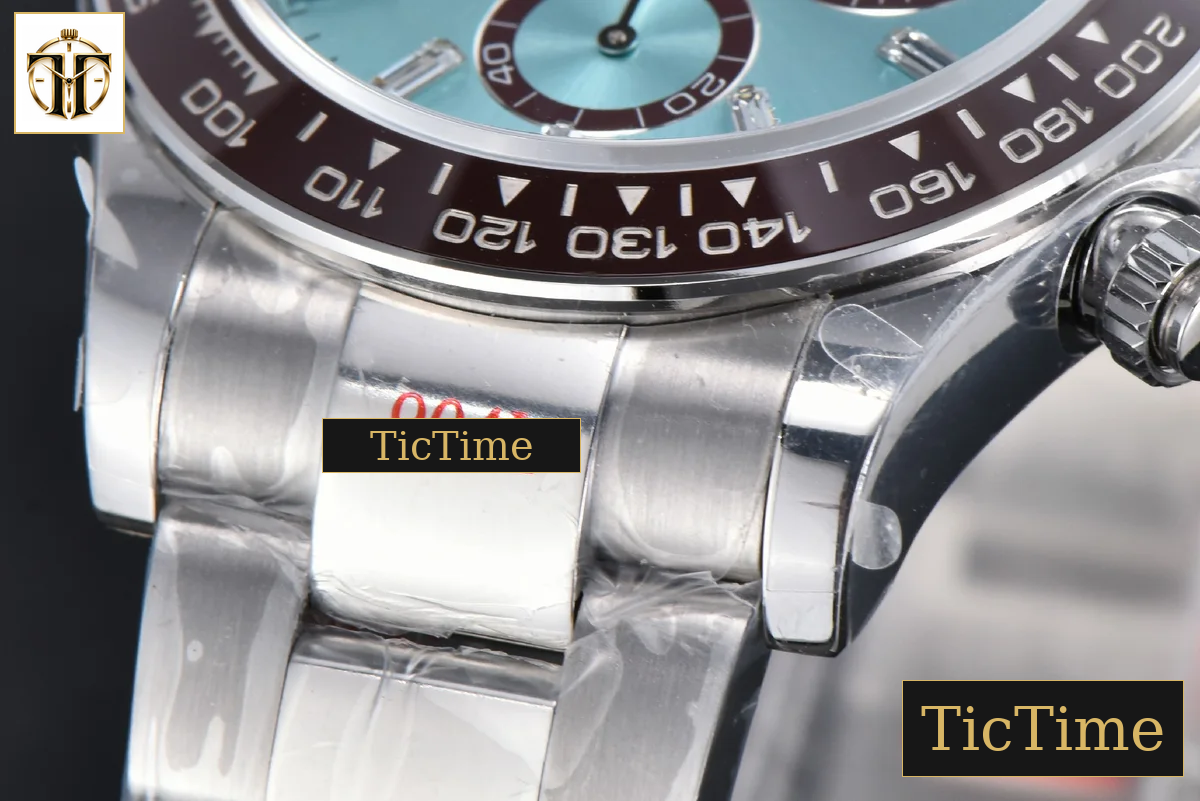 Daytona 904L 126506 40mm BPF SS Black Bezel Ice Blue Dial Diamond Marker SS Bracelet SH4131 — foto 11
