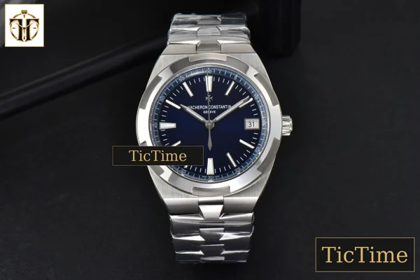 Foto frontal — Overseas 4500V 41mm ZF Blue Dial SS Bracelet A5100