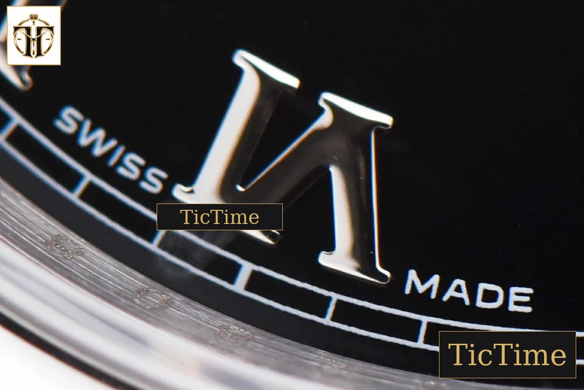 DateJust 36mm GMF SS Smooth Bezel Black Dial Roma Marker Oyster Bracelet VR3235 — foto 8
