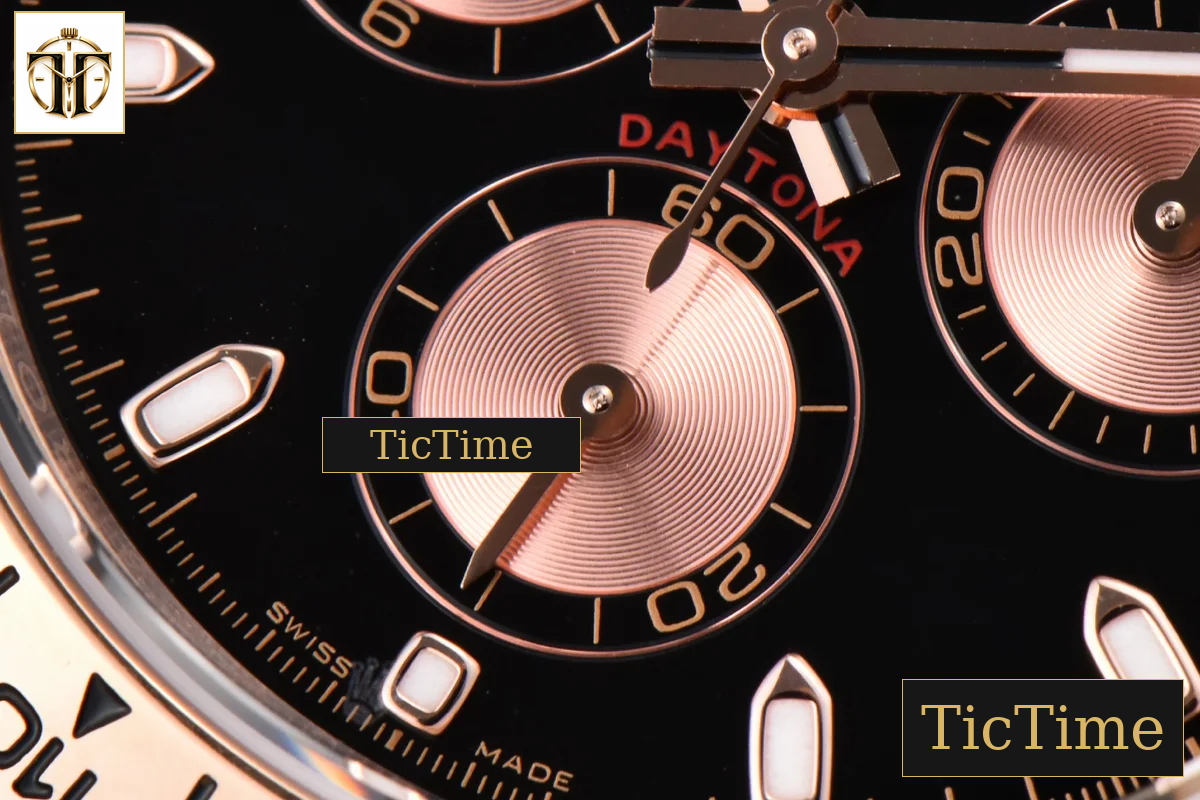 Daytona 116505 40mm BTF Black Dial RG Subdial RG Bracelet SA4130 — foto 8