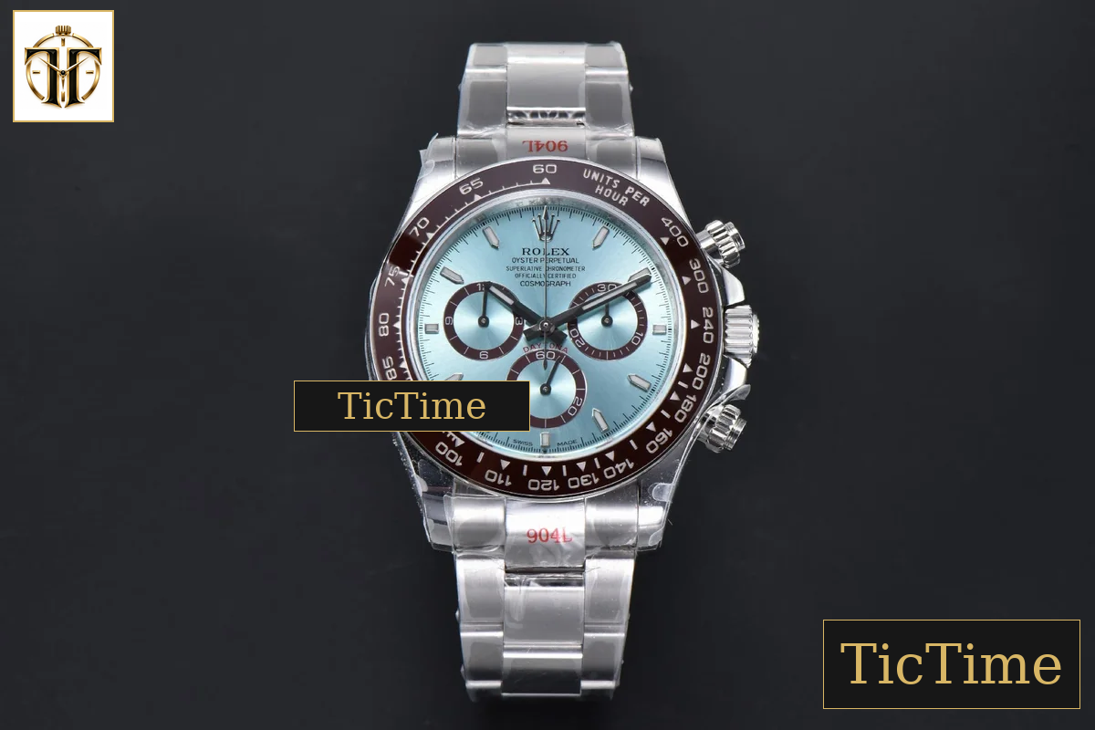 Daytona 904L 126506 40mm BPF SS Black Bezel Ice Blue Dial SS Bracelet SH4131 — foto 2