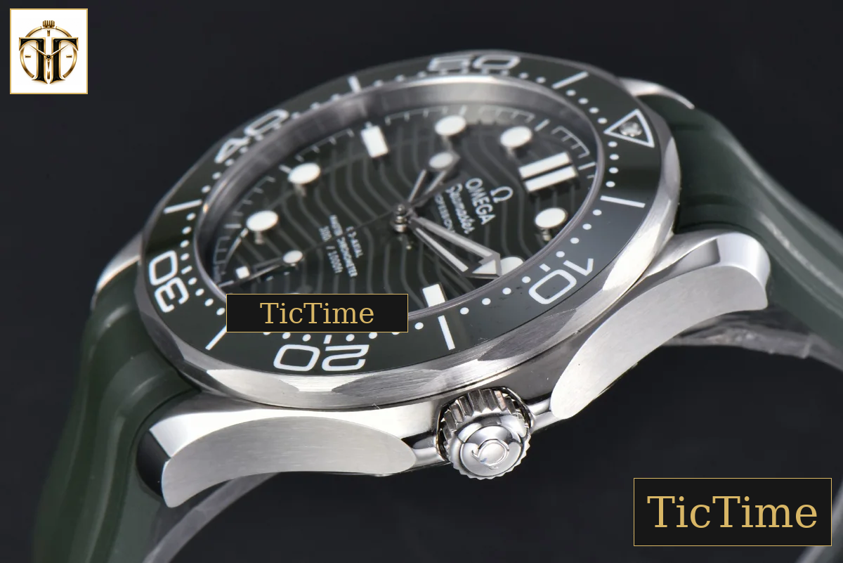 Seamaster Diver 300M 42mm ZF Green Ceramic Green Dial Green Rubber Strap A8800 — foto 10