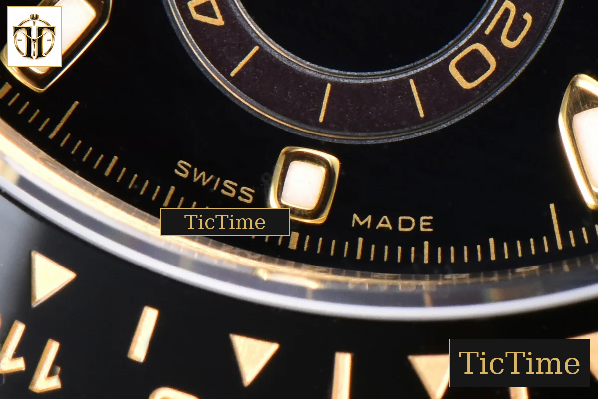 Daytona 116518 40mm APSF YG Black Dial Ceramic Bezel Lume Marker Oysterflex Strap Tungsten Version SH4130 — foto 10