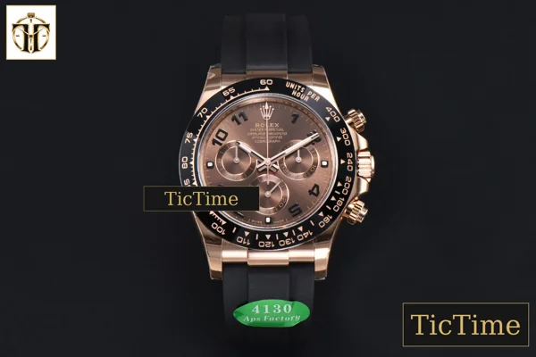 Foto frontal — Daytona 116515 APSF RG Brown Dial Ceramic Bezel Digital Marker Oysterflex Strap Tungsten Version SH4130