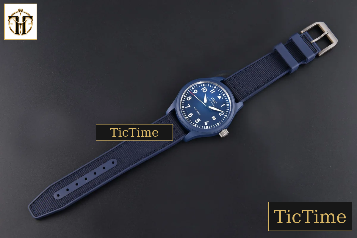 Laureus IW328101 41mm V7F Blue Ceramic Blue Dial Nylon/Rubber Strap — foto 33