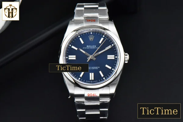 Foto frontal — Oyster Perpetual 124300 41mm EWF Blue Dial SS Bracelet A3230