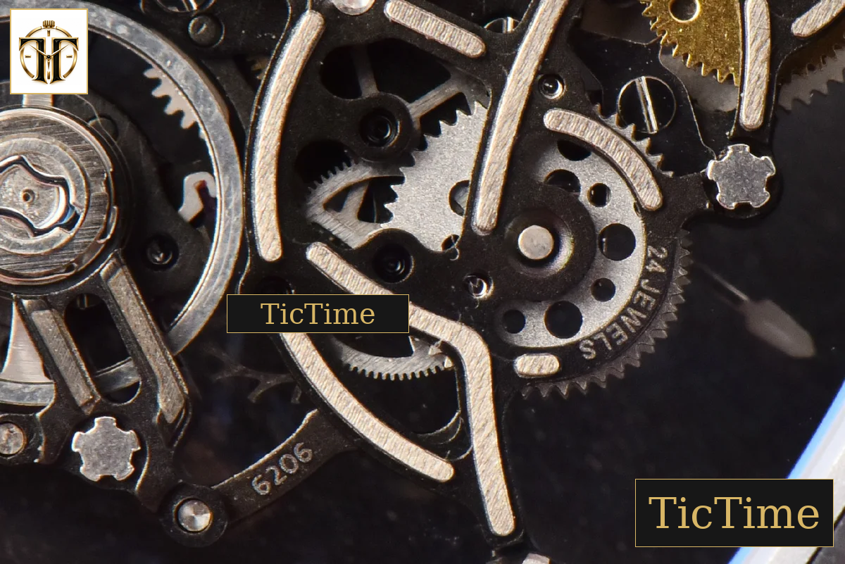 NTPT RM055 42.7mm BBRF Red Skeleton Dial Red Rubber Strap RMUL2 — foto 19