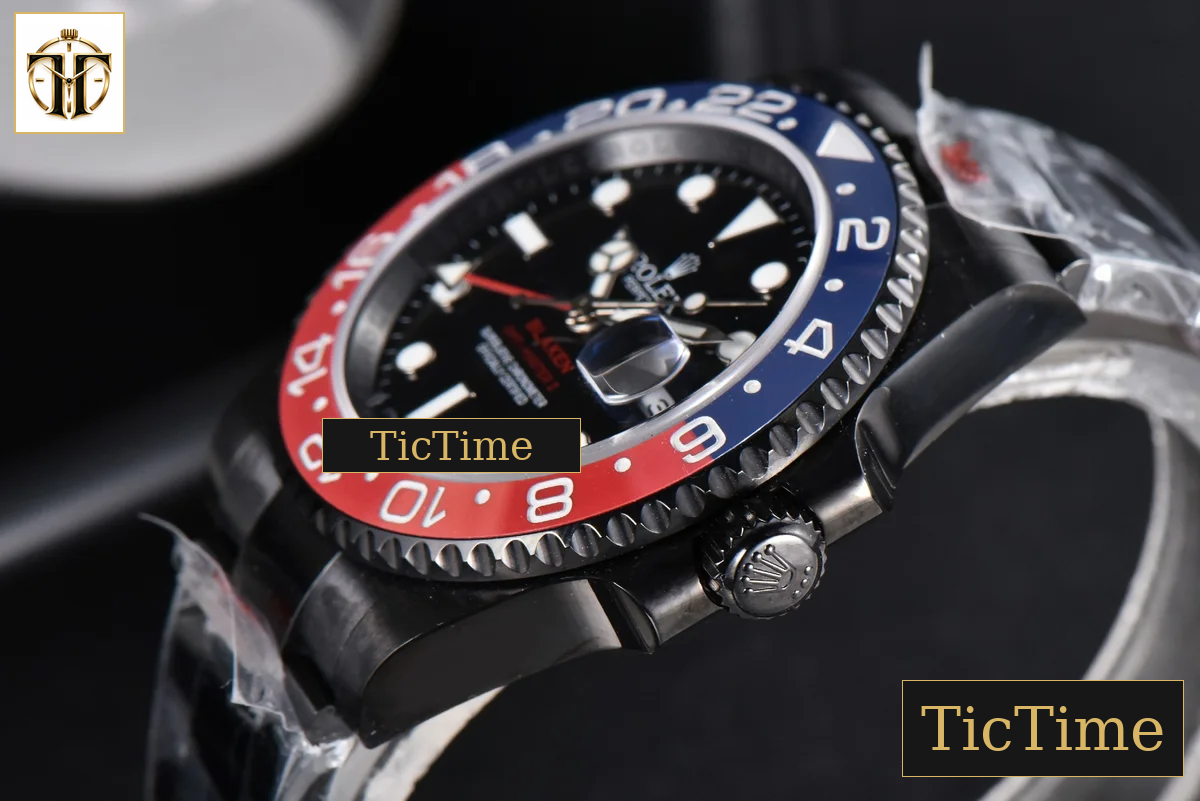 Blaken GMT Master IPKF Blue/Red Black Dial PVD Bracelet A2836 — foto 23
