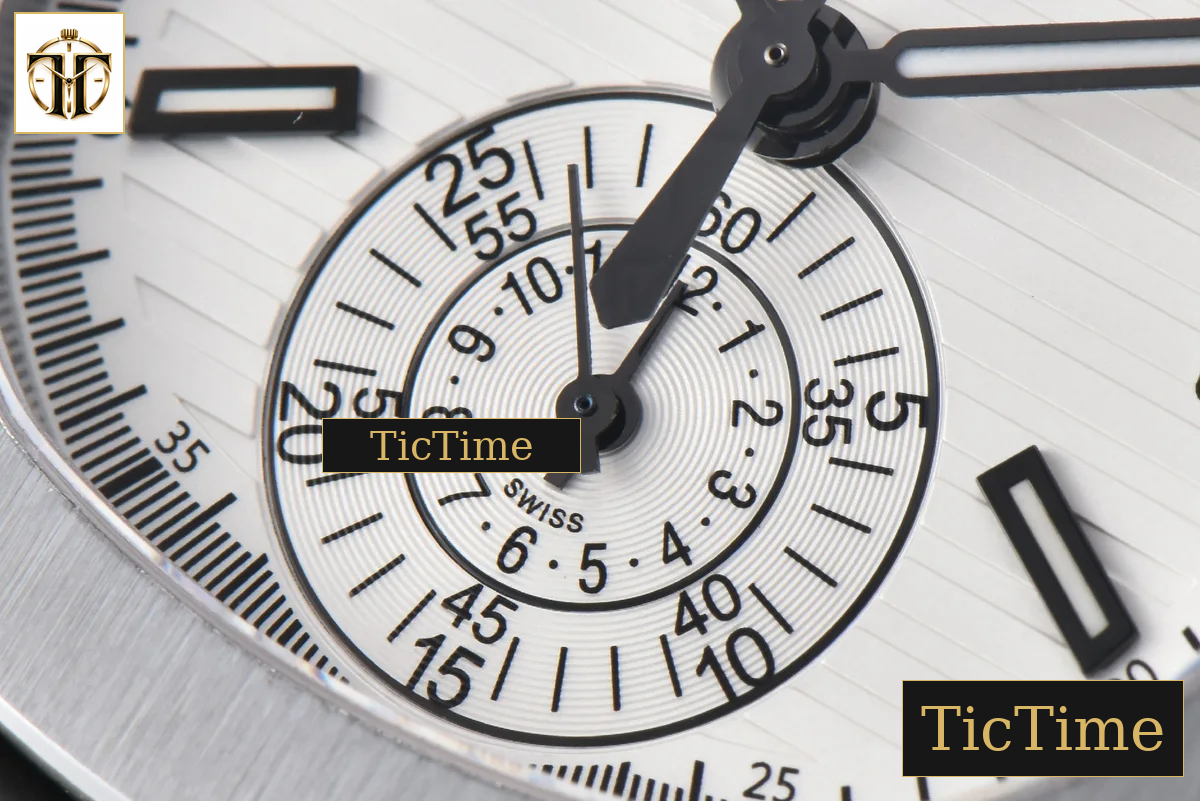 Nautilus 5980 40.5mm PPF White Dial SS Bracelet A28-520 — foto 8