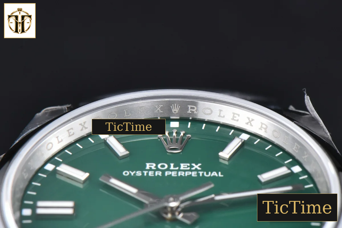 Oyster Perpetual 904L 126000 36mm VSF Green Dial Bracelet VS3230 — foto 11