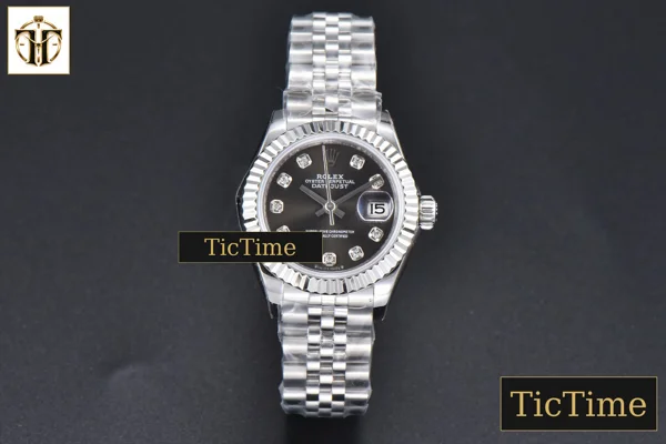 Foto frontal — DateJust 31mm WF Gray Dial Diamond Marker Jubilee Bracelet A2671