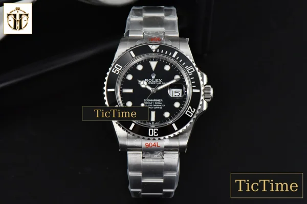 Foto frontal — Submariner LN 116610 40mm EWF Black Ceramic Black Dial SS Bracelet 3135