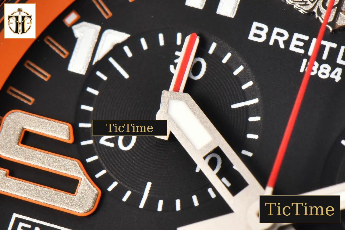 Endurance Pro 44mm OF Orange Chronometer Dial Orange Rubber Strap Swiss Quartz — foto 6