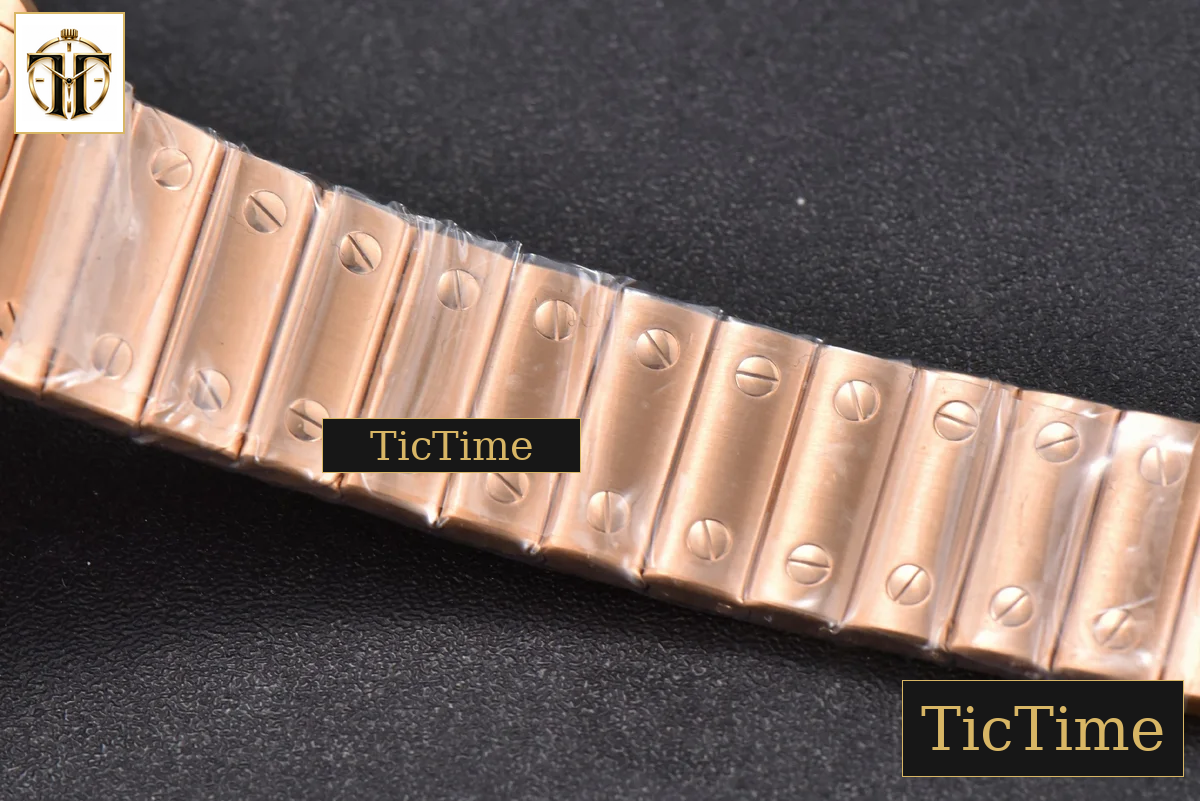 Santos de Cartier Medium 35mm BVF RG White Dial RG Bracelet Miyota 9039 — foto 17