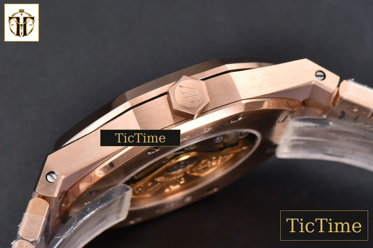 Royal Oak 15400 41mm IPF RG White Textured Dial RG Bracelet SA3120 — foto 15