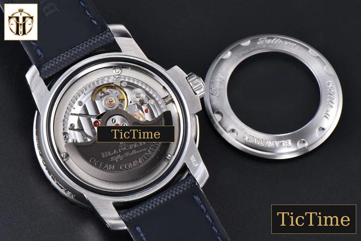 Fifty Fathoms Ocean Commitment 41mm ZF Blue Dial Nylon Strap A23J — foto 19