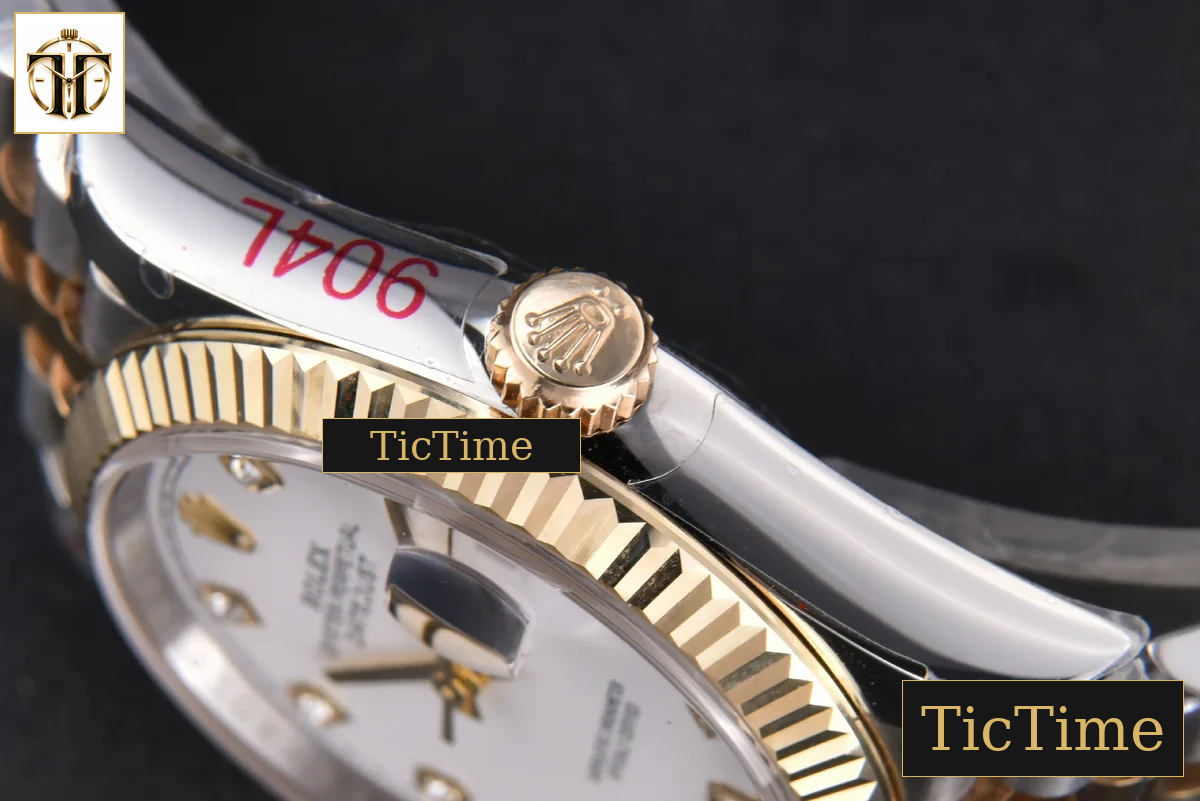 DateJust 904L 36mm GMF YG/SS Fluted Bezel White Dial Diamond Marker Jubilee Bracelet VR3235 — foto 15