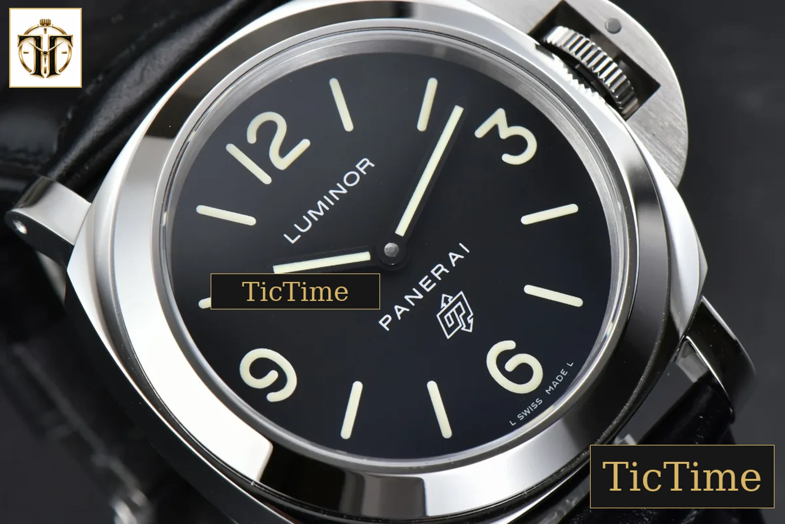 PAM000 44mm HWF Black Dial Black Leather Strap A6497 — foto 9