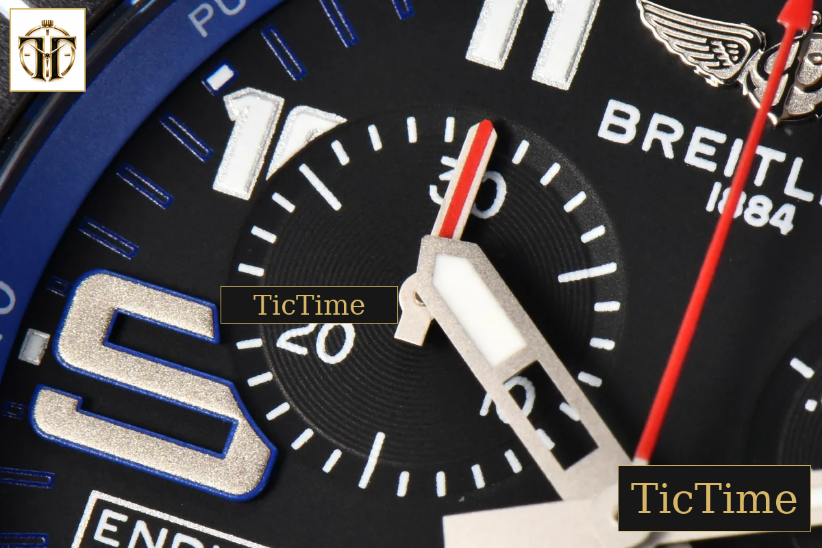 Endurance Pro 44mm OF Blue Chronometer Dial Blue Rubber Strap Swiss Quartz — foto 6