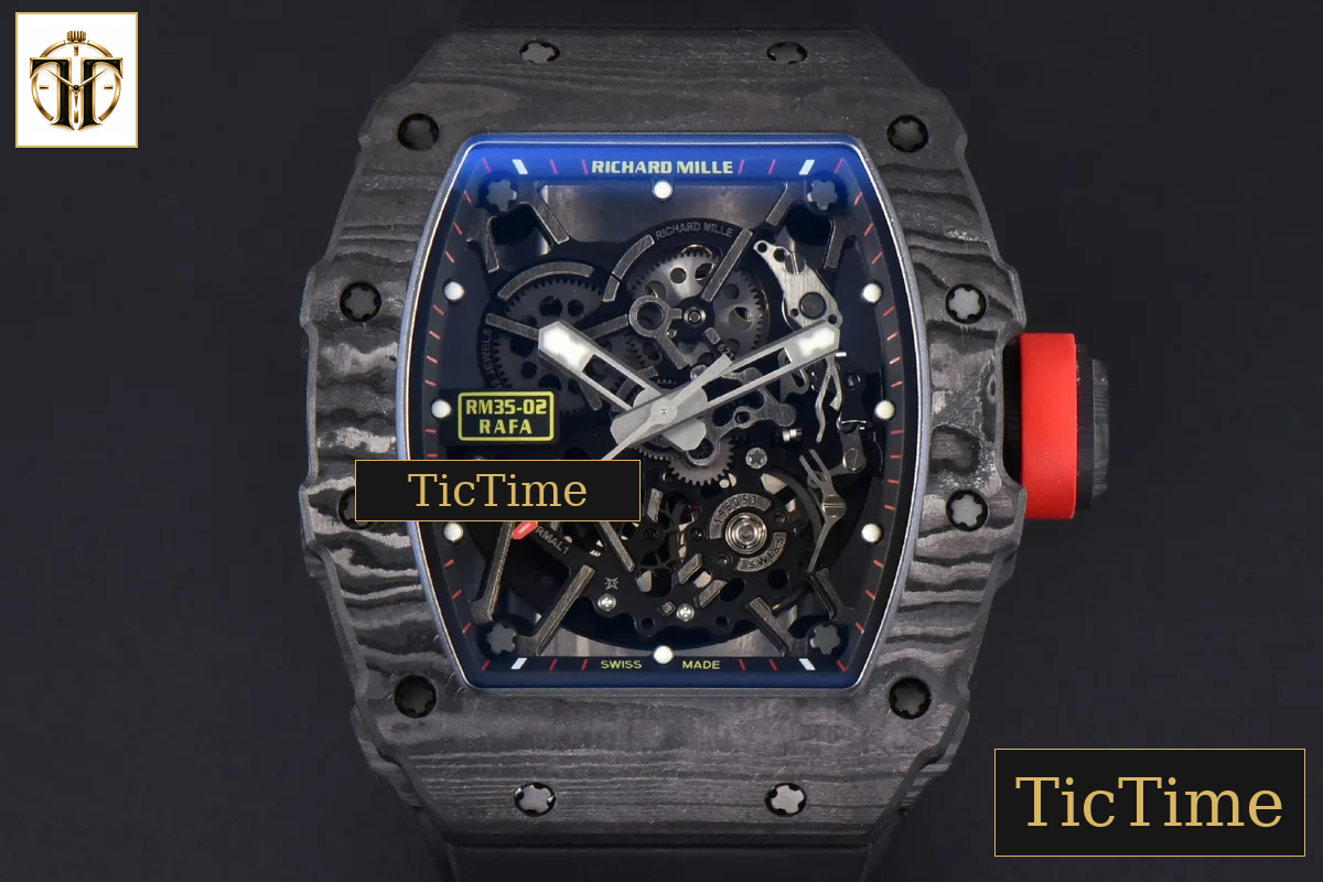 NTPT RM035-02 ZF Skeleton Dial Black Rubber Strap V5 NH05A — foto 2