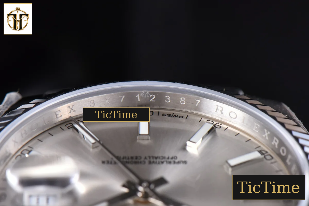 DateJust Fluted Bezel 126334 41mm VSF Silver Dial Oyster Bracelet VS3235 — foto 11