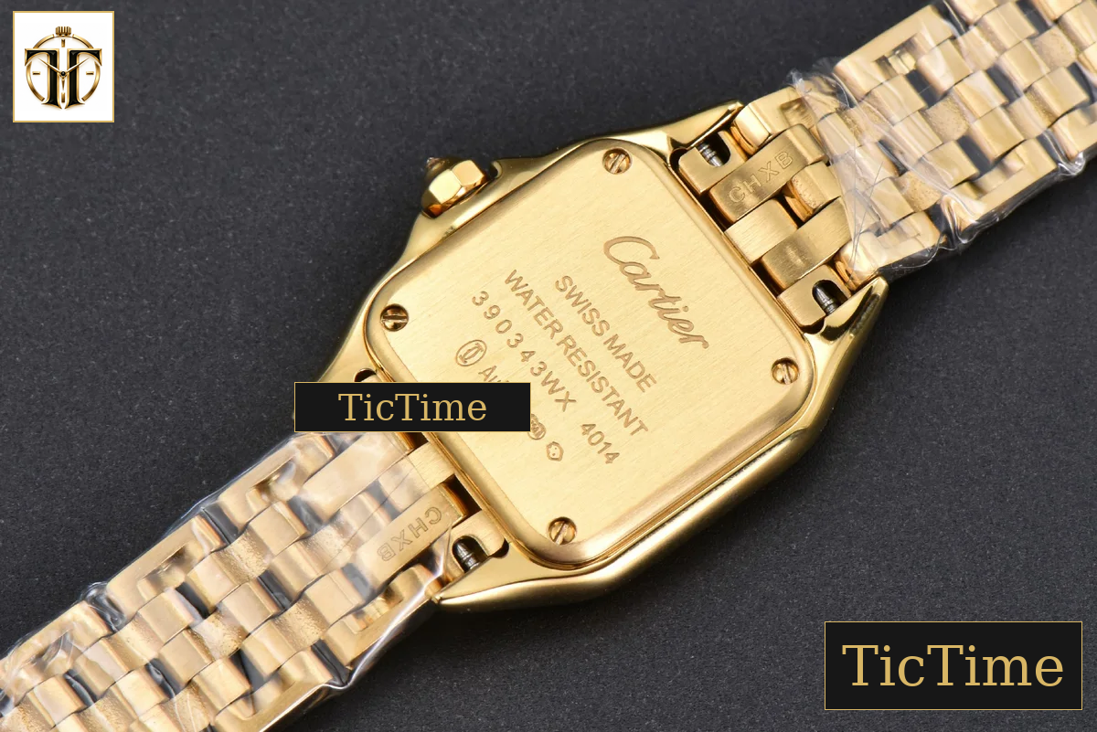 Panthère 22mm AF YG Diamond White Dial YG Bracelet Ronda Quartz — foto 15