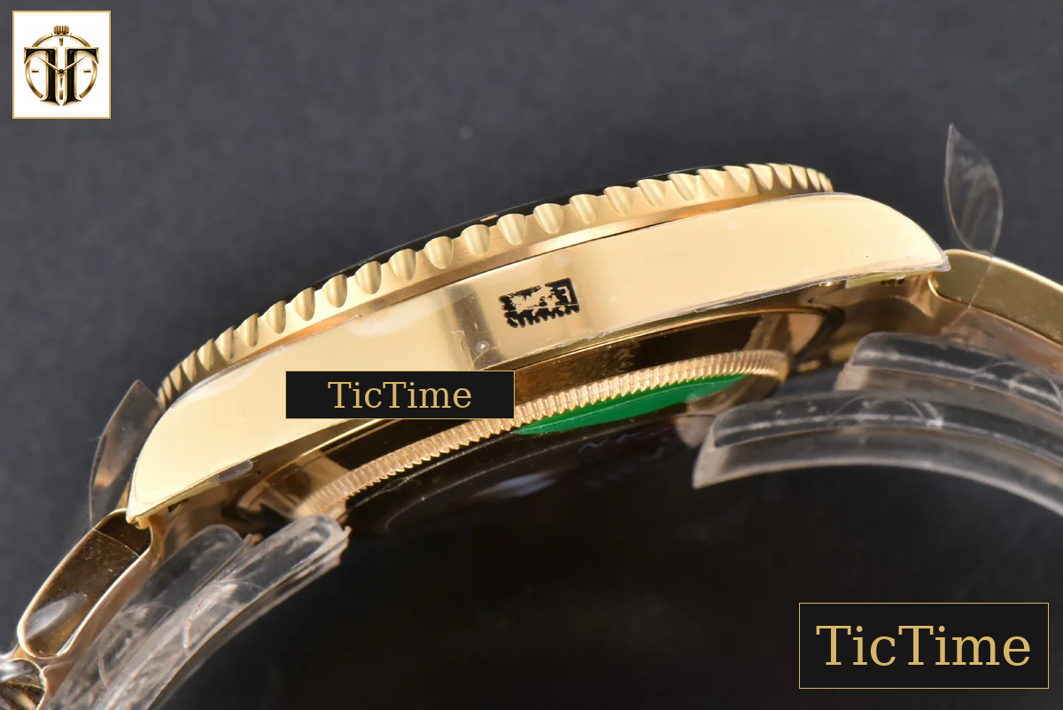 Submariner LN 116618 40mm Clean Factory YG Black DIal YG Bracelet VR3135 — foto 18