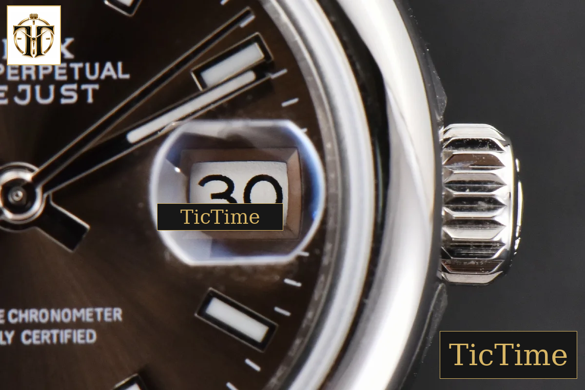 DateJust Ladies Smooth Bezel 28mm WF Gray Dial Jubilee Bracelet A2236 — foto 10