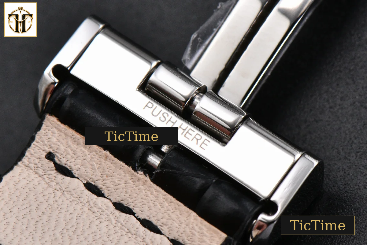 Master Ultra Thin Power Reserve 39mm APSF Silver Dial Black Leather Strap DD938 — foto 24
