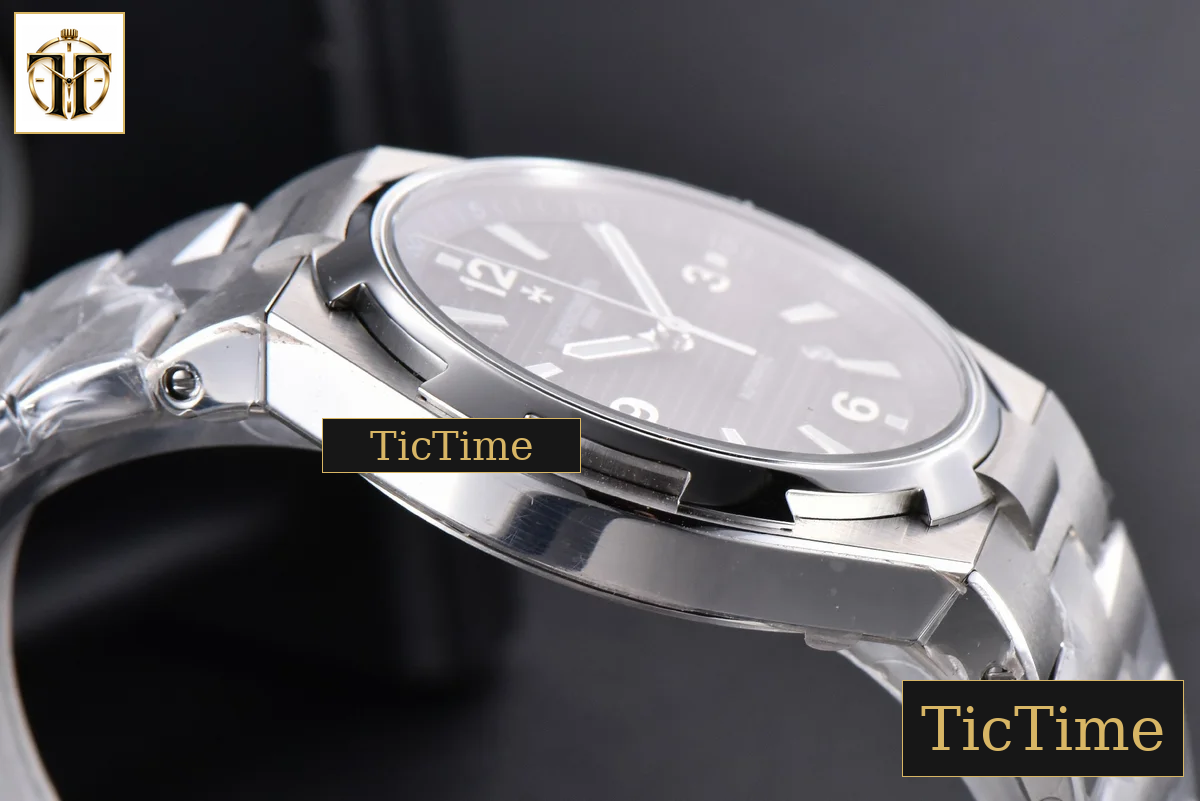 Overseas 47040 42mm MKF Black Textured Dial SS Bracelet 9015 — foto 23