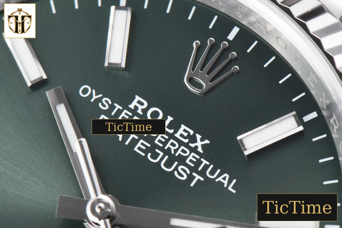 DateJust Mint 126234 36mm Clean Factory Green Dial Jubilee Bracelet VR3235 — foto 6