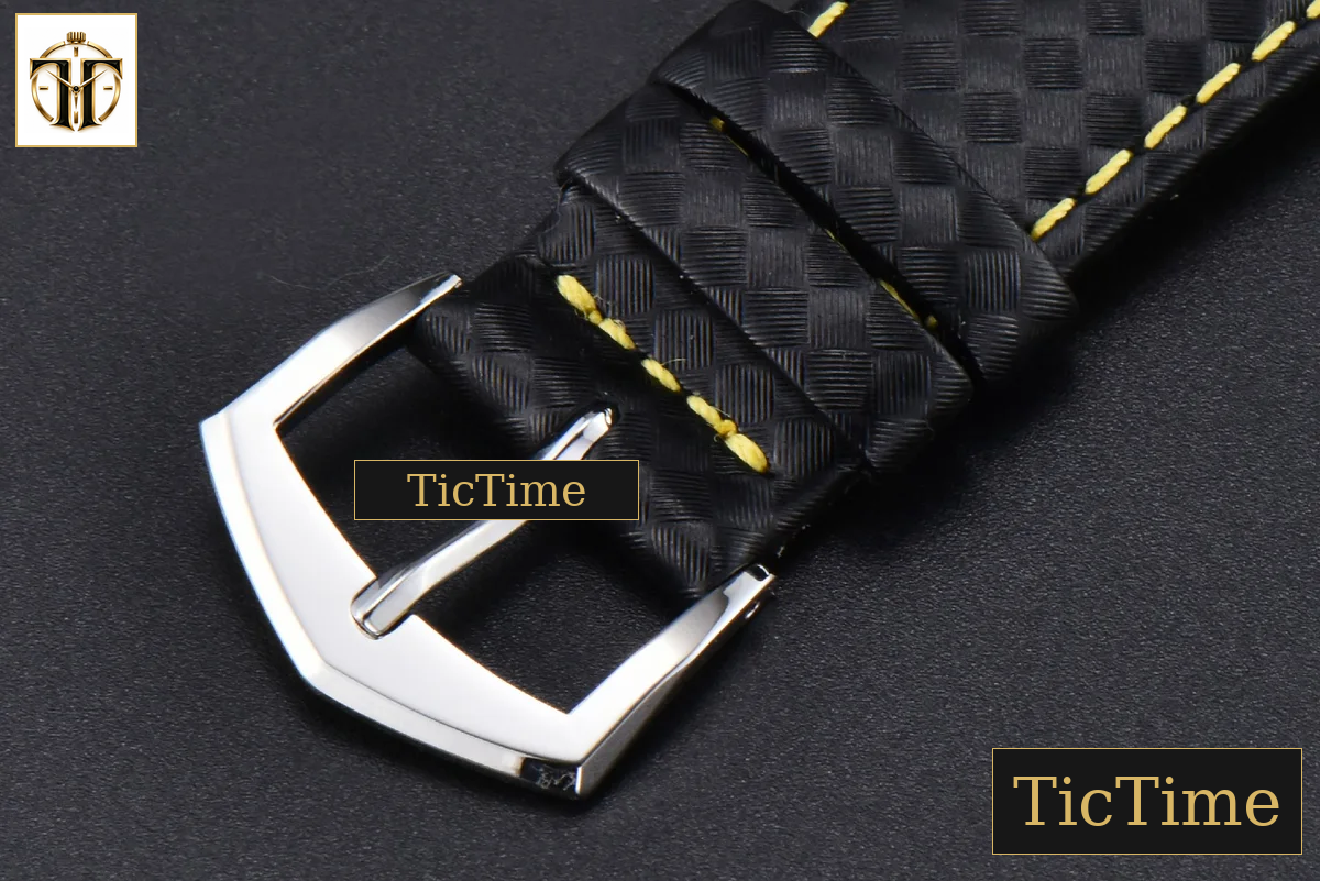 Calatrava 6007G 40mm ZF Black Dial Yellow Hand Nylon Strap 9015 — foto 27