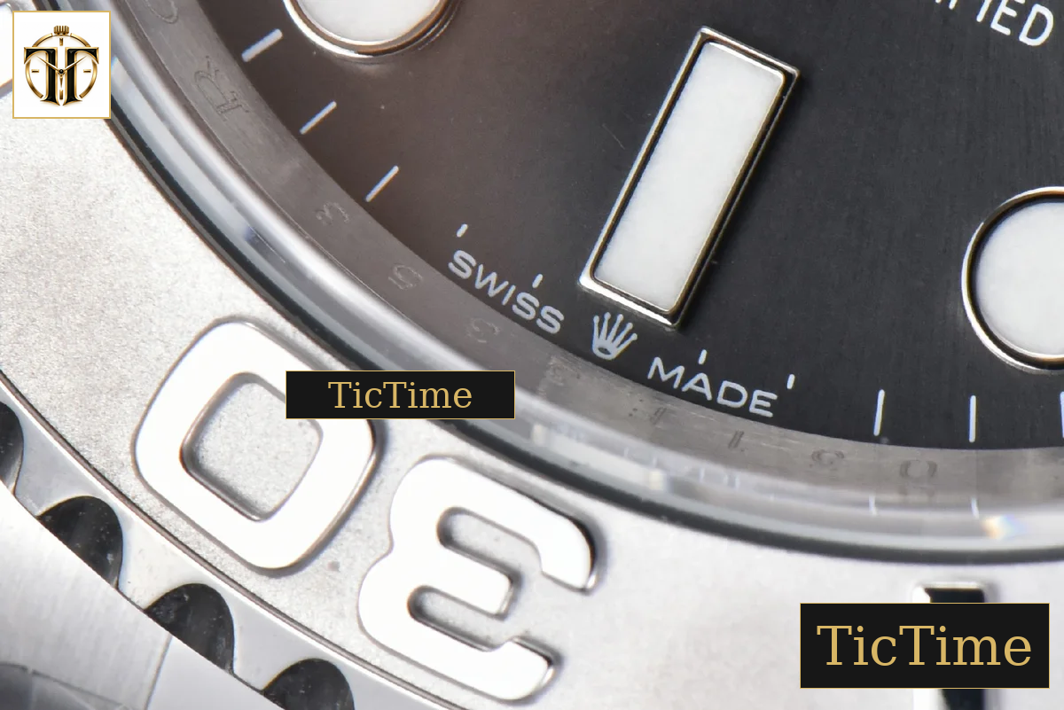 Yacht-Master 904L 126622 40mm Clean Factory Gray Dial SS Bracelet VR3235 — foto 7